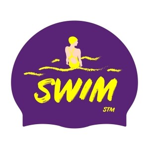 실리콘수모 SWIM_퍼플 수모 수영모 수영모자 디자인수모