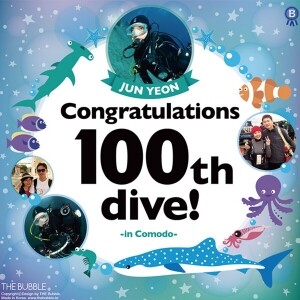 100로그 기념 현수막(로그수 선택가능) </br> 버블고래상어_Bubble-WhaleShark