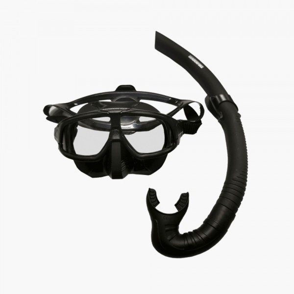 퐁당닷컴,프리다이빙 스노클 마스크 세트 블랙, Freediving Snorkel And Mask Set Black,,리더핀,프리다이빙 > 스킨 세트 > 마스크+스노클