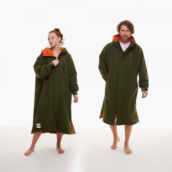 퐁당닷컴,Long Sleeve Pro Change Robe EVO - Parker Green, 남여 공용,,레드 오리지날,SWIM > 수영 용품 > 방풍 자켓, 판초타월