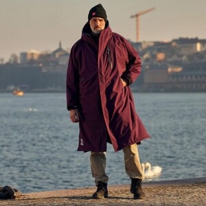 Long Sleeve Pro Change Robe EVO - Mulberry Wine 남여 공용