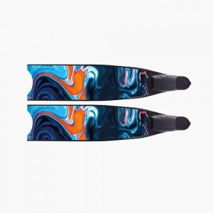 [한정판] 반투명 리퀴드마블 바이핀 블랙 풋포켓, Liquid Marble Bi-Fins Black Foot Pockets
