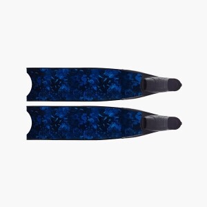 스카이 카본 파이버 바이핀 블랙 풋포켓, SKY Carbon Fiber Bi-Fins Black Foot Pockets