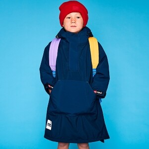 키즈 드라이 판초 네이비, KIDS DRY PONCHO NAVY