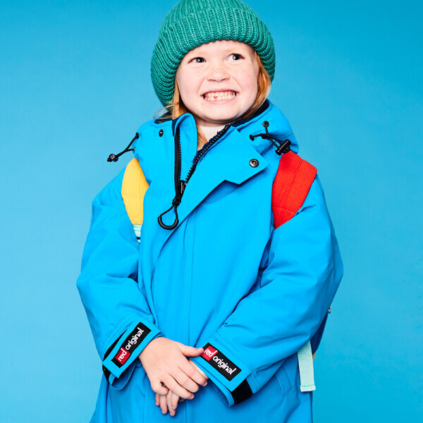 퐁당닷컴,키즈 드라이 프로 로브 마린 블루, KIDS DRY PRO ROBE MARINE BLUE,영국 프리미엄 아웃도어 브랜드 키즈 아우터,레드,수영 > 수영복 KIDS > 방풍 자켓