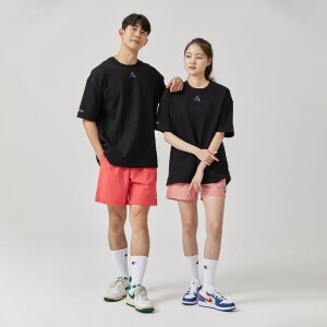 오션테그 특양면 숏 슬리브 운동복 오버핏 반팔 티셔츠 DOUBLE COTTON SHORT SLEEVE T-SHIRT