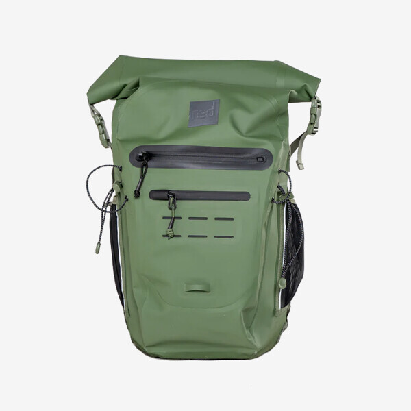 퐁당닷컴,워터푸르프 백팩 30L Waterproof Backpack 30L Olive Green,100% 리싸이클 Cyclepet 원단, 노트북 수납 가능 방수 백팩,레드오리지널,서핑 > 어패럴 > 가방