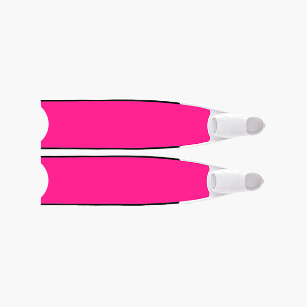 퐁당닷컴,리더핀 푸시아 퓨어카본, 화이트 풋포켓,,리더핀,프리다이빙 > 오리발 > 카본핀