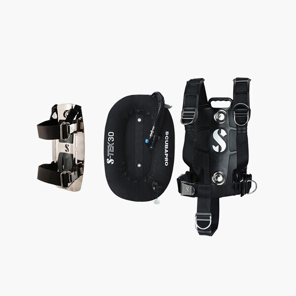 퐁당닷컴,★반품상품★에스텍 퓨어 플러스 싱글 시스템, S-TEK PURE PLUS SYSTEM,S-TEK 퓨어 플러스 시스템은 DIR 시스템에 최적화 되어 있습니다. 허리에 캐니스터 라이트용 어댑터가 연결되어 있으며, 익스텐더 모드로 쉽게 벗을 수 있는 장점이 있습니다. 단순 변심으로 반품된 상품입니다.,스쿠버프로,스쿠버 > BC 백플레이트  > 싱글
