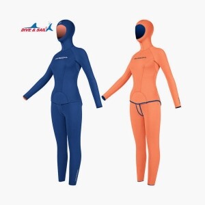 다이브앤세일 고탄성나일론 양면슈트 프리다이빙 스쿠버다이빙 여성용 5mm