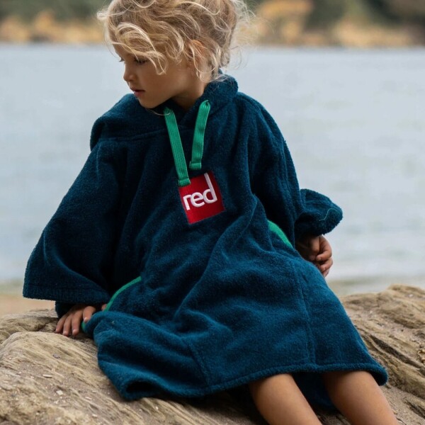 퐁당닷컴,레드 키즈 타월링 체인지 로브,영국 감성 프리미엄 레드, 포근하게 감싸주는 럭셔리 비치 판초 키즈,레드,수영, 물놀이 > 어패럴 > 판쵸, 타월