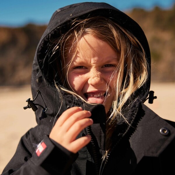 퐁당닷컴,레드 키즈 드라이 프로 로브,영국 감성 프리미엄 레드 아우터,레드,수영, 물놀이 > 어패럴 > 방풍 자켓