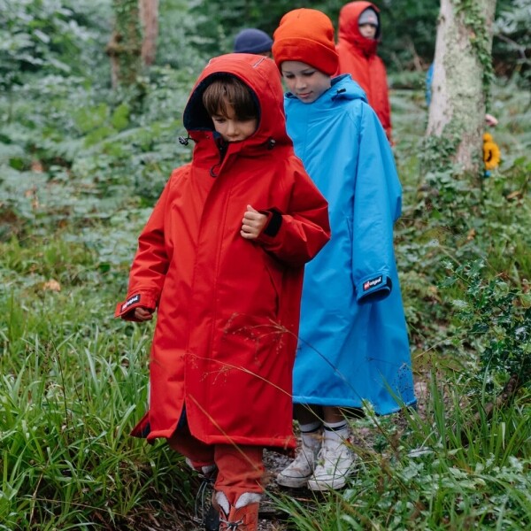 퐁당닷컴,레드 키즈 드라이 프로 로브,영국 감성 프리미엄 레드 아우터,레드,수영, 물놀이 > 어패럴 > 방풍 자켓