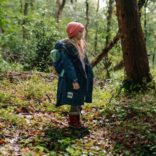 퐁당닷컴,레드 키즈 드라이 프로 로브,영국 감성 프리미엄 레드 아우터,레드,수영, 물놀이 > 어패럴 > 방풍 자켓