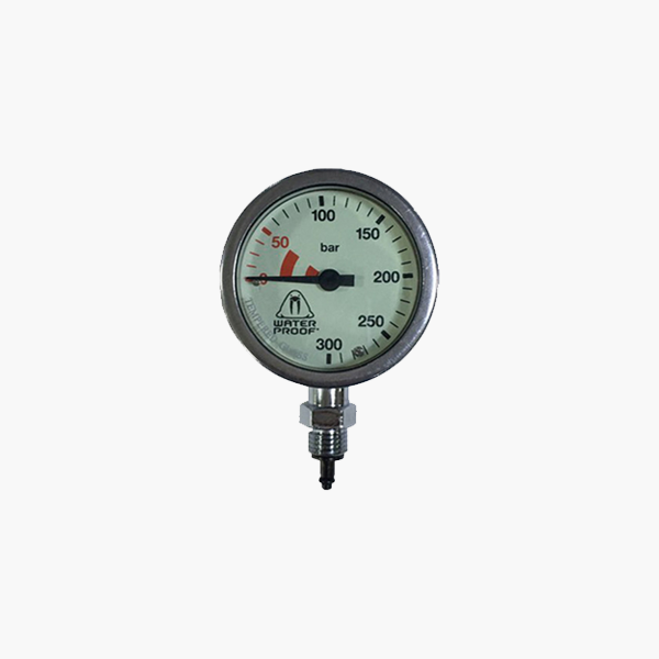 퐁당닷컴,WP 싱글 압력 게이지 52mm,호스 불포함 제품입니다.,워터프루프,스쿠버 > 게이지 > 잔압계