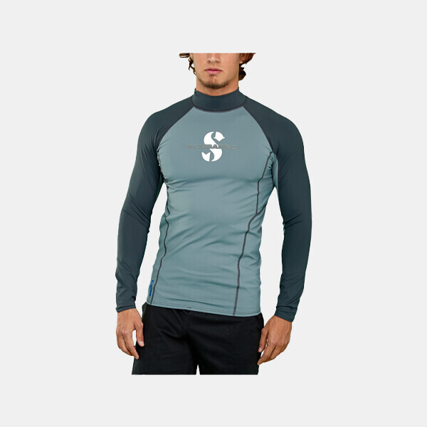 퐁당닷컴,UPF 80 티-플렉스 롱 슬리브 래쉬가드 남성용，UPF 80 T-FLEX LONG SLEEVE RASH GUARD MEN,,스쿠버프로,수영 > 래쉬가드, 보드숏 > 남성 래쉬가드