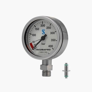 황동 압력 게이지 캡슐 52mm 화이트 페이스, PRESSURE GAUGE