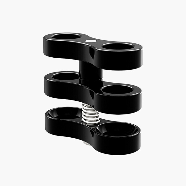 퐁당닷컴,2구 클램프,,다이브프로,스쿠버 > 카메라 하우징 > 어댑터, 마운트, 클램프