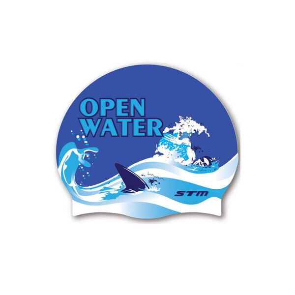 퐁당닷컴,OPEN WATER 수모 BLUE 수영모자 실리콘수모,,에스티엠,수영, 물놀이 > 수모 > 실리콘수모
