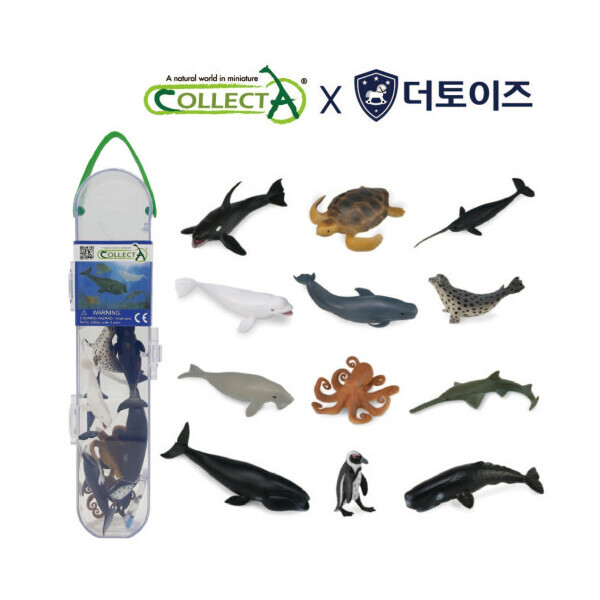 퐁당닷컴,컬렉타 미니 해양동물세트 2 (12종),,컬렉타,스쿠버 acc > 피규어 > 해양동물 피규어