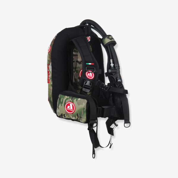 퐁당닷컴,★렙터 마스크 증정★ DRAX-Cordura Camo,2.3kg의 초경량 BCD ★엑스트림 렙터마스크 무료증정★ ~재고 소진시까지,오닥스프로,스쿠버 > BC 자켓, 사이드마운트 > 후면조절