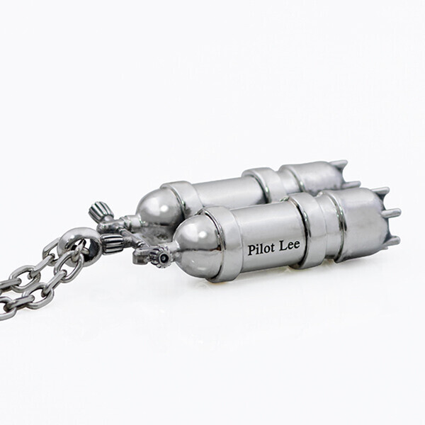 퐁당닷컴,투탱크 목걸이(키링주문 가능), Double Tank N,Sterling Silver 92.5%,언니쓰 다이브,스쿠버 acc > 다이빙 굿즈 > 쥬얼리