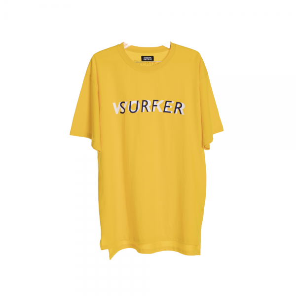 퐁당닷컴,서퍼앤워커티셔츠 SURFER WORKER TEESHIRTS 옐로우,,익스트림모션,수영 > 래쉬가드, 보드숏 > 티셔츠
