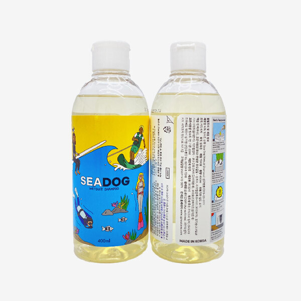 퐁당닷컴,씨독 웻슈트 샴푸 400ML  Sea Dog Wetsuit Shampoo 400ML,국내제작 에코서트 인증 유기농 원재료, 비건 웻슈트 샴푸,씨독,스쿠버 acc > 유지 보수, 세척제 > 세척제