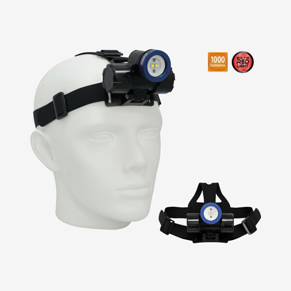 퐁당닷컴,HL1000XW 헤드라이트,,빅블루,스쿠버 > 라이트 > LED