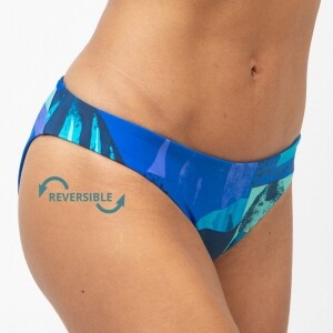 타이거 비키니 하의 TIGER REVERSIBLE BIKINI Blue Pattern