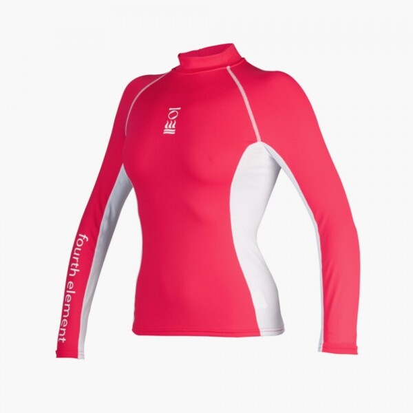 퐁당닷컴,하이드로스킨 여성용 래쉬가드 코럴화이트, HYDROSKIN W L/S LOGO CORAL PINK,한정수량 제품입니다.,포스엘리먼트,수영 > 래쉬가드, 보드숏 > 여성 래쉬가드