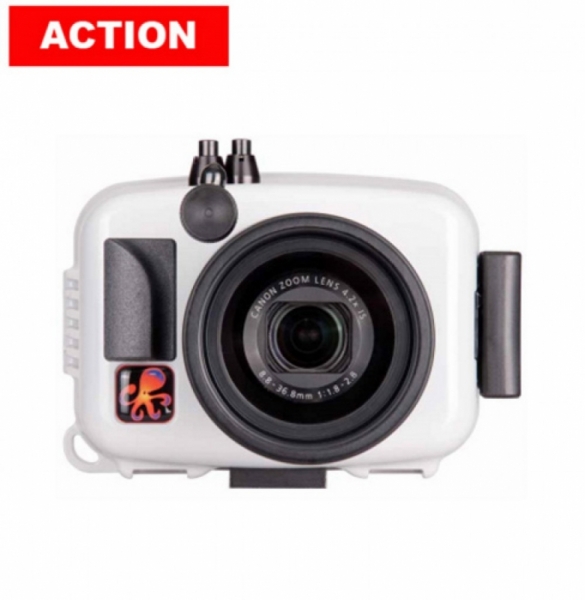 퐁당닷컴,［캐논］G7X Mark II 액션 하우징,［모델명］#6245.08(카메라 불포함),아이켈라이트,스쿠버 > 카메라 하우징 > 캐논 하우징