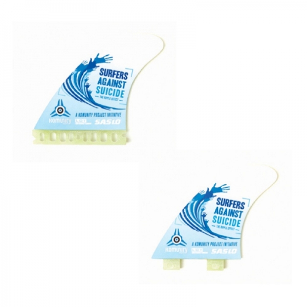 퐁당닷컴,땡처리, SURFERS AGAINST SUICIDE 1.0 (QUAD),,코뮤니티 프로젝트,수영, 물놀이 > 서핑 > 핀, 노즈 테일 프로텍터