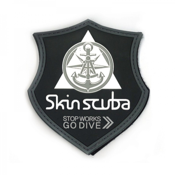 퐁당닷컴,SKIN SCUBA 고무와펜,,다이브커스텀,스쿠버 acc > 다이빙 굿즈 > 와펜