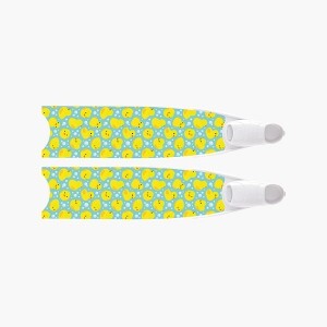 [한정판] 덕 바이핀 화이트 풋포켓, Duck Bi-Fins White Foot Pockets